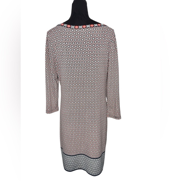 Max Studio Geo Print Long Sleeve Dress - Picture 4 of 9